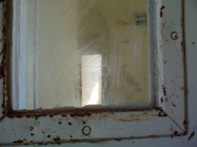 view from the seclusion door window